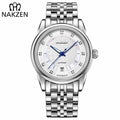NAKZEN Men Japan Automatic NH35 Movement Mechanical Watch Mens Luminous Waterproof Diamond Classic Wrist Watches Reloj Hombre 6033