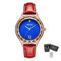 MEGIR Fashion Watch for Women Luxury Leather Casual Simple Quartz Wristwatch Waterproof Ladies Dress Clock Relogio Feminino 4208