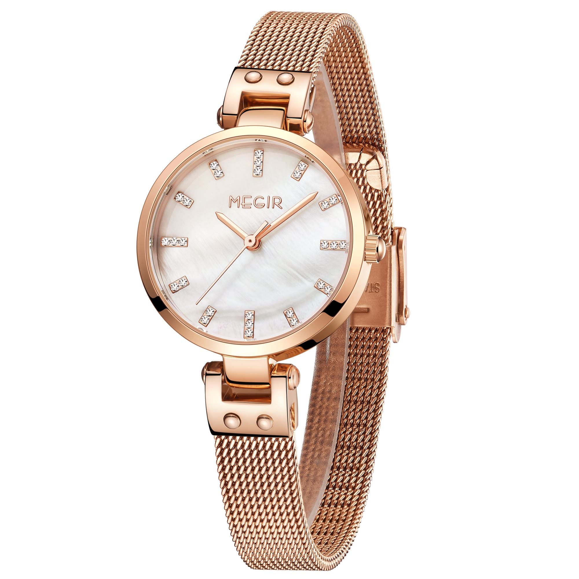 MEGIR Watches for Women Top Brand Fashion Ladies Wristwatch Waterproof Female Quartz Luxury Watch Montre Femme 7025