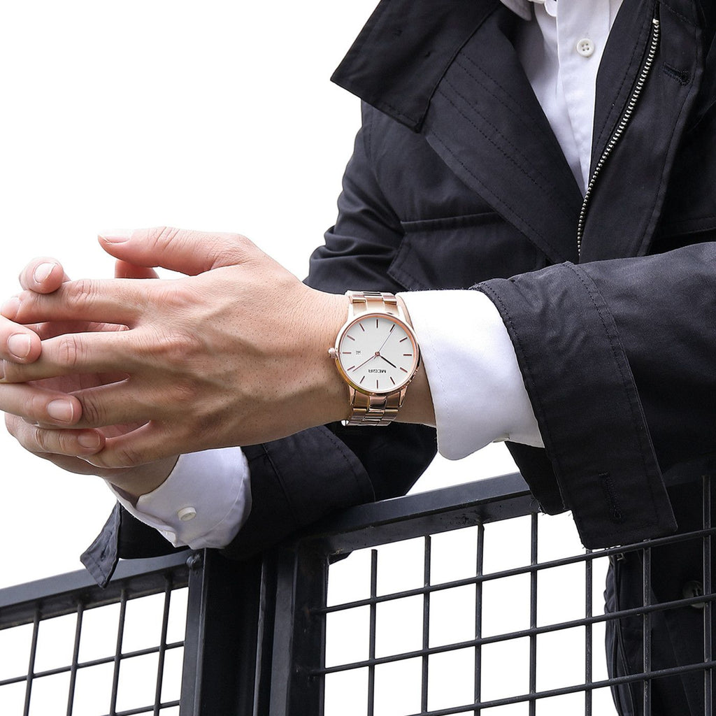 MEGIR Quartz Watch for Men Top Brand Luxury Steel Band Wristwatches Business Casual Date Clock Waterproof Relogio Masculino 2164