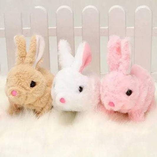 Walking Plush Rabbit Toy with Music – Soft Stuffed Bunny for Kids