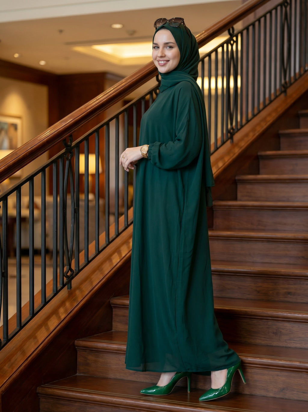 Baggy Abaya Bottle Green